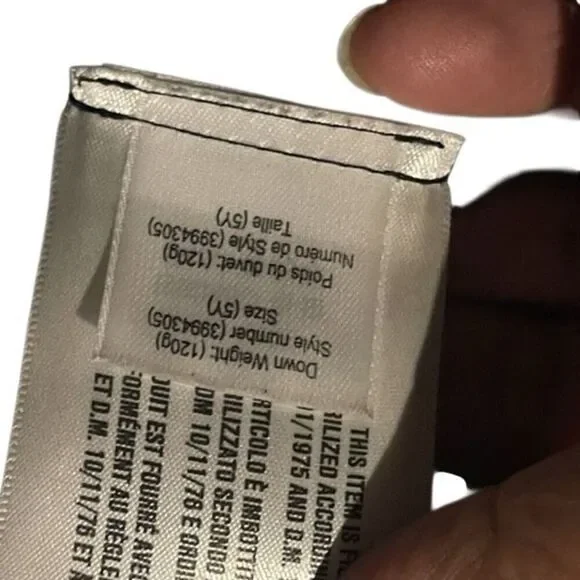 BURBERRY CAMO PUFFER JACKET BLUE BLACK YOUTH SIZE 5Y - Picture 2 of 7